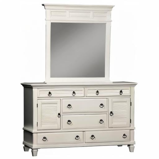 Amazon.com: Alpine Furniture Winchester 6 Drawer Wood Dresser with